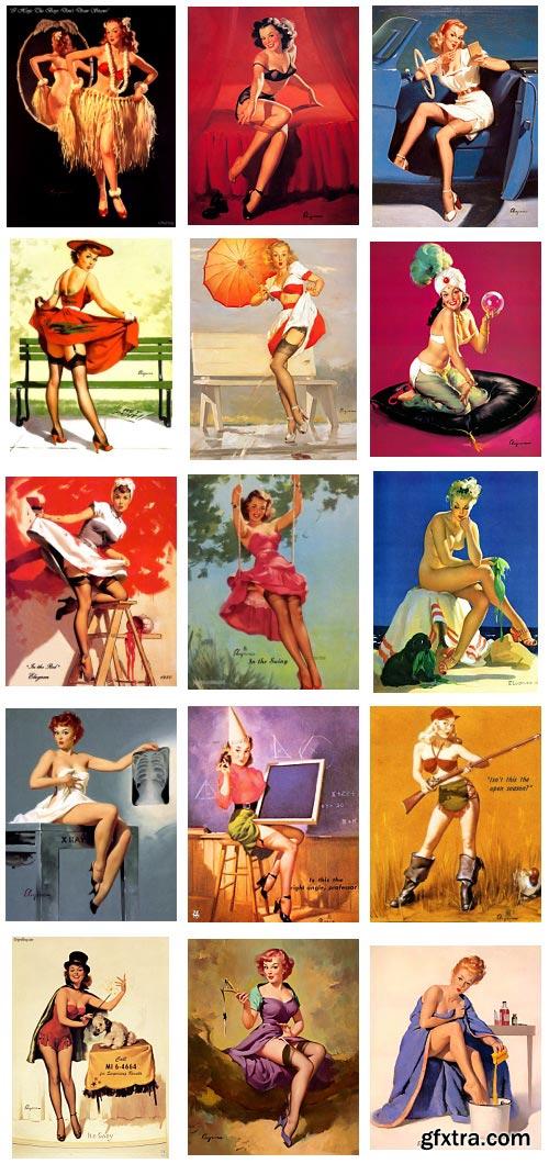 Pin-up Art by Gil Elvgren