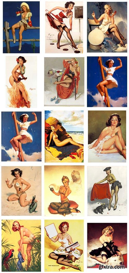 Pin-up Art by Gil Elvgren