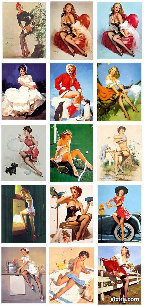 Pin-up Art by Gil Elvgren