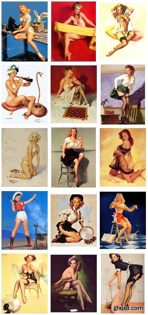 Pin-up Art by Gil Elvgren