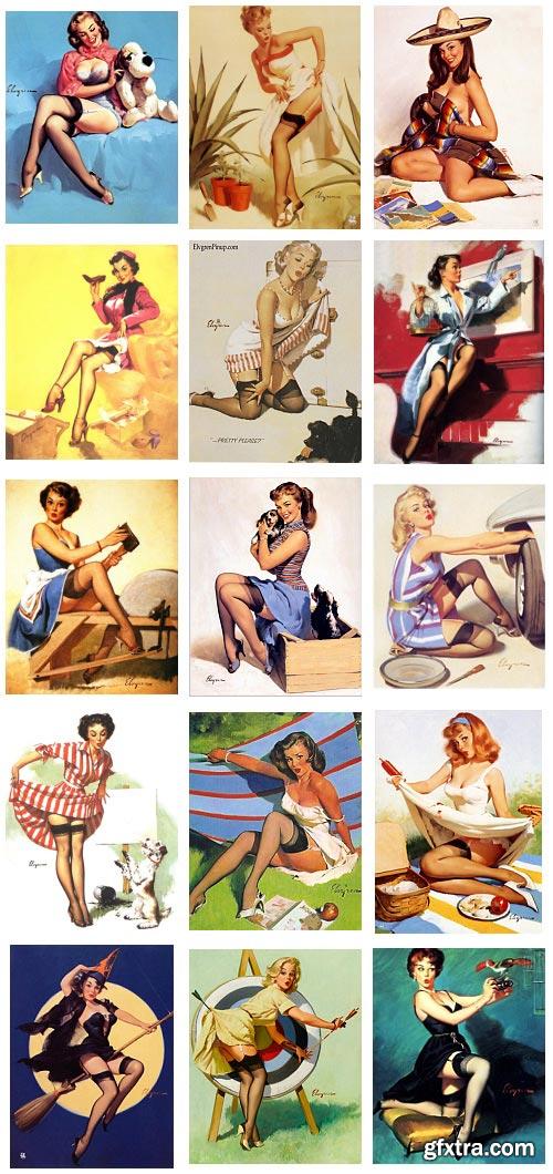 Pin-up Art by Gil Elvgren