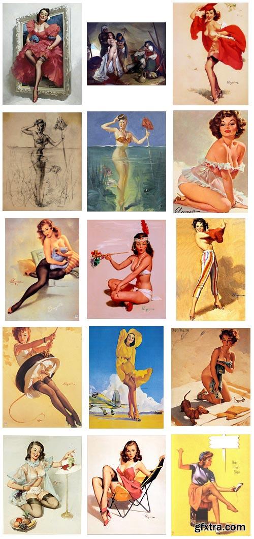 Pin-up Art by Gil Elvgren