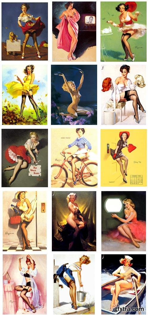 Pin-up Art by Gil Elvgren