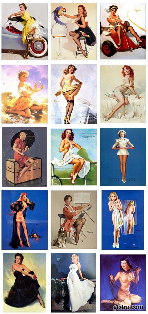 Pin-up Art by Gil Elvgren