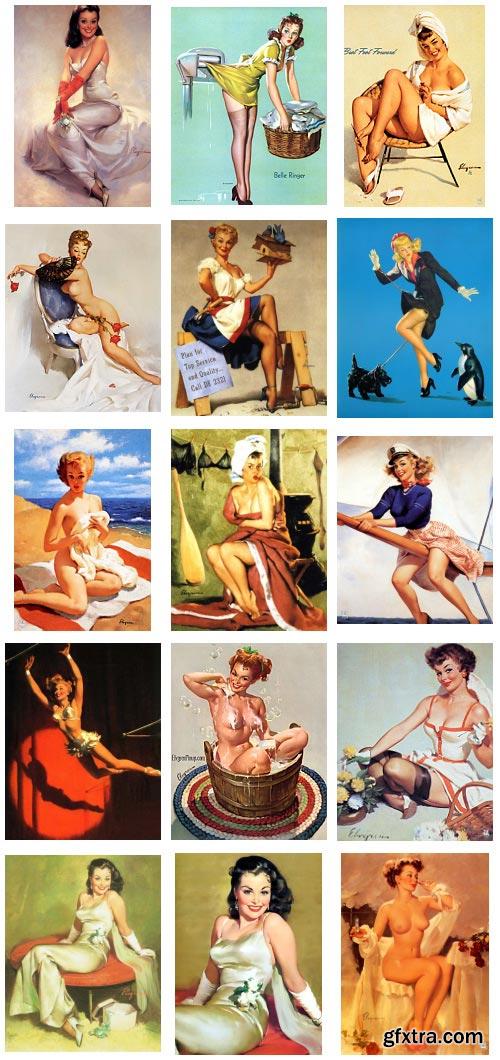 Pin-up Art by Gil Elvgren