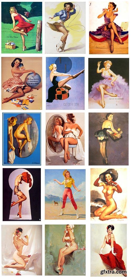 Pin-up Art by Gil Elvgren