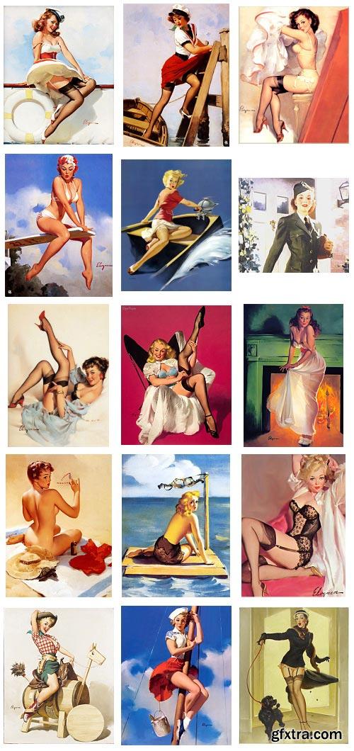 Pin-up Art by Gil Elvgren