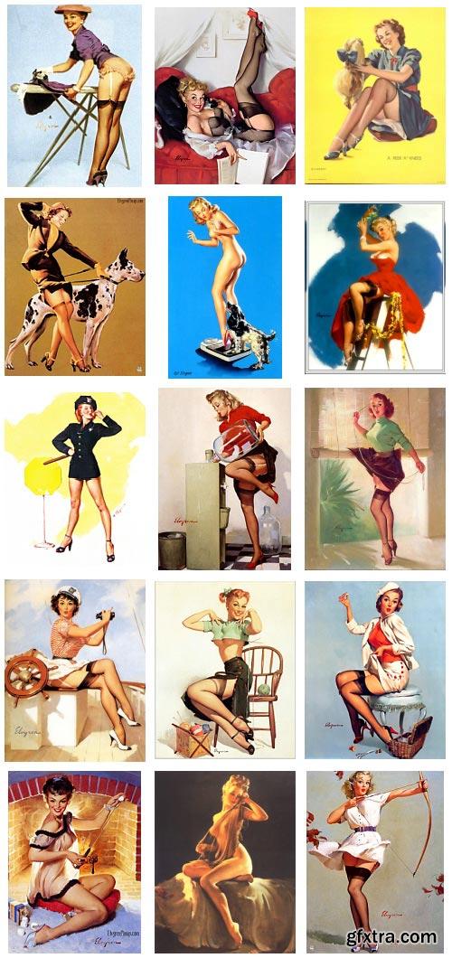 Pin-up Art by Gil Elvgren