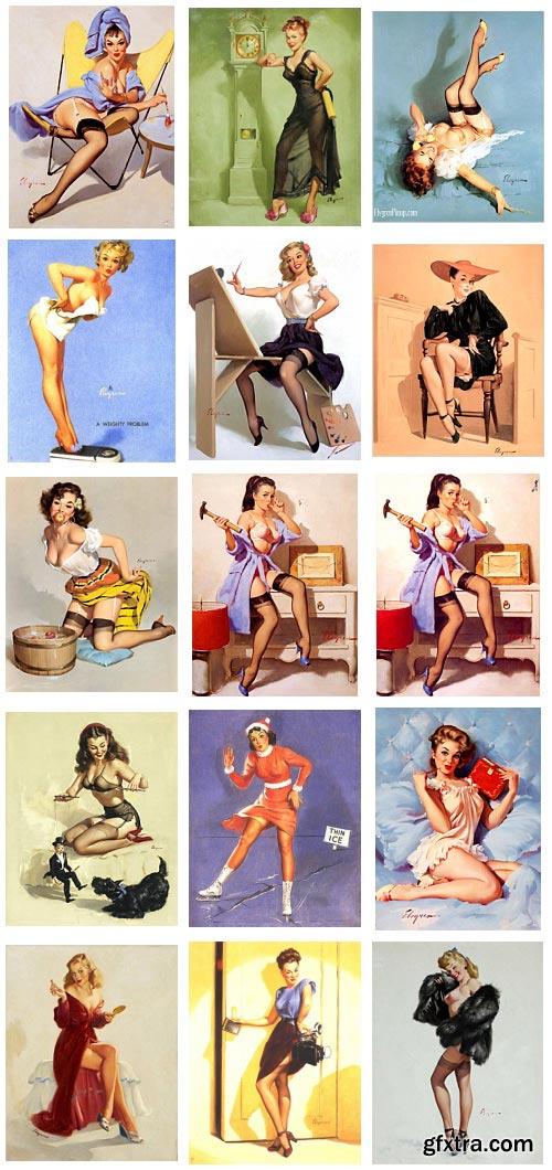 Pin-up Art by Gil Elvgren