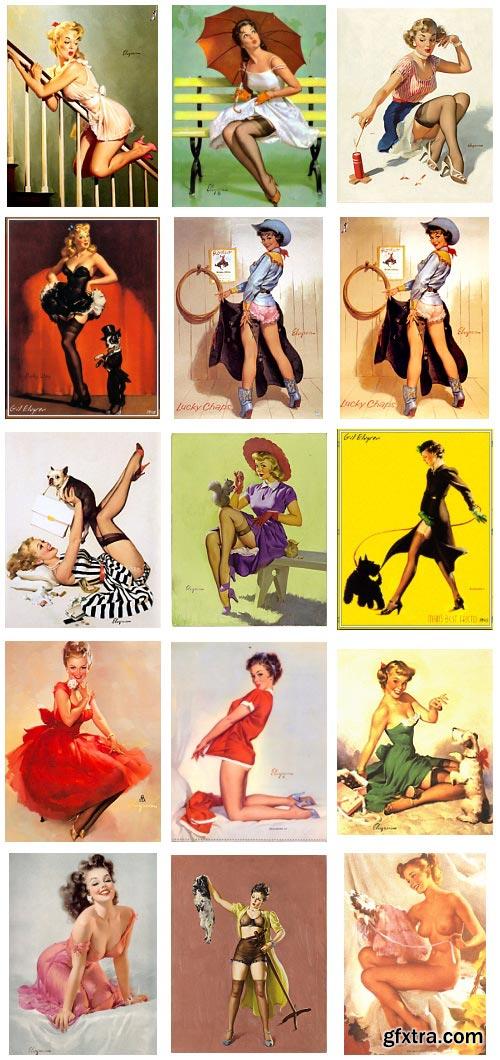 Pin-up Art by Gil Elvgren