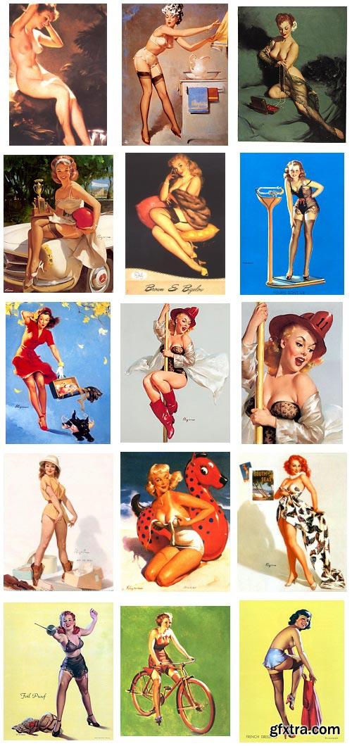 Pin-up Art by Gil Elvgren