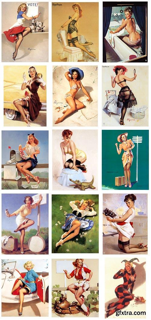 Pin-up Art by Gil Elvgren