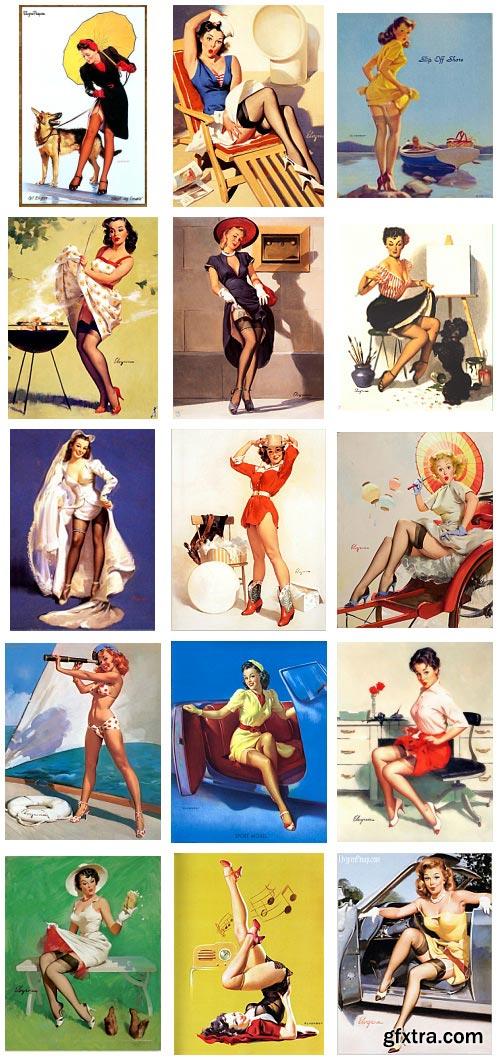 Pin-up Art by Gil Elvgren