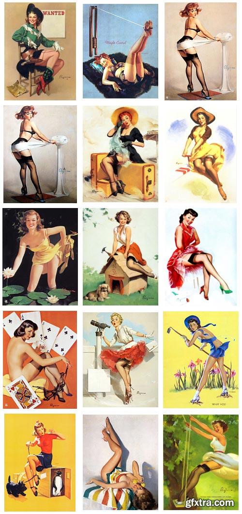 Pin-up Art by Gil Elvgren