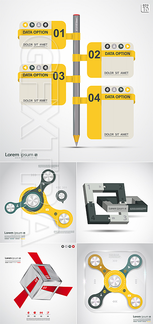 Modern creative Infographics elements