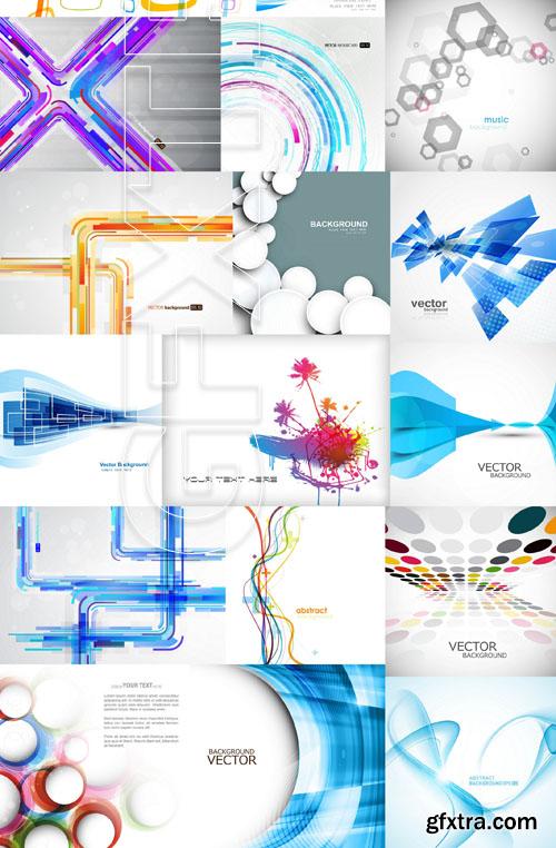 Collection of vector abstract backgrounds vol.7