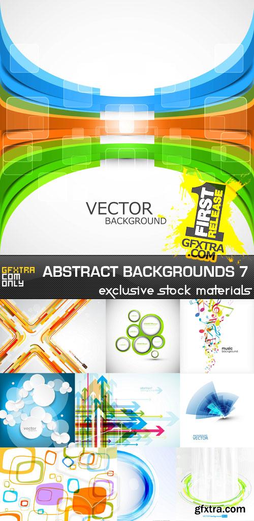 Collection of vector abstract backgrounds vol.7