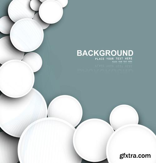 Collection of vector abstract backgrounds vol.7