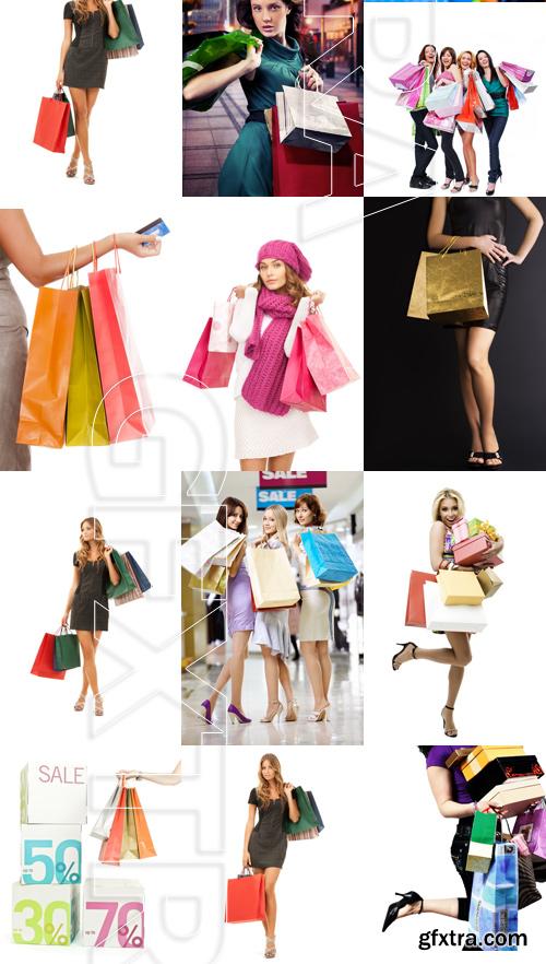 Amazing SS - Woman with shopping bags, 25xJPGs