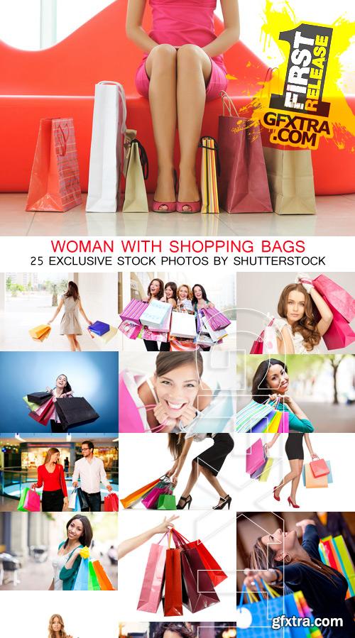 Amazing SS - Woman with shopping bags, 25xJPGs