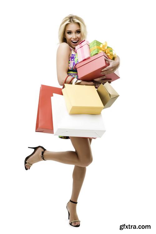 Amazing SS - Woman with shopping bags, 25xJPGs