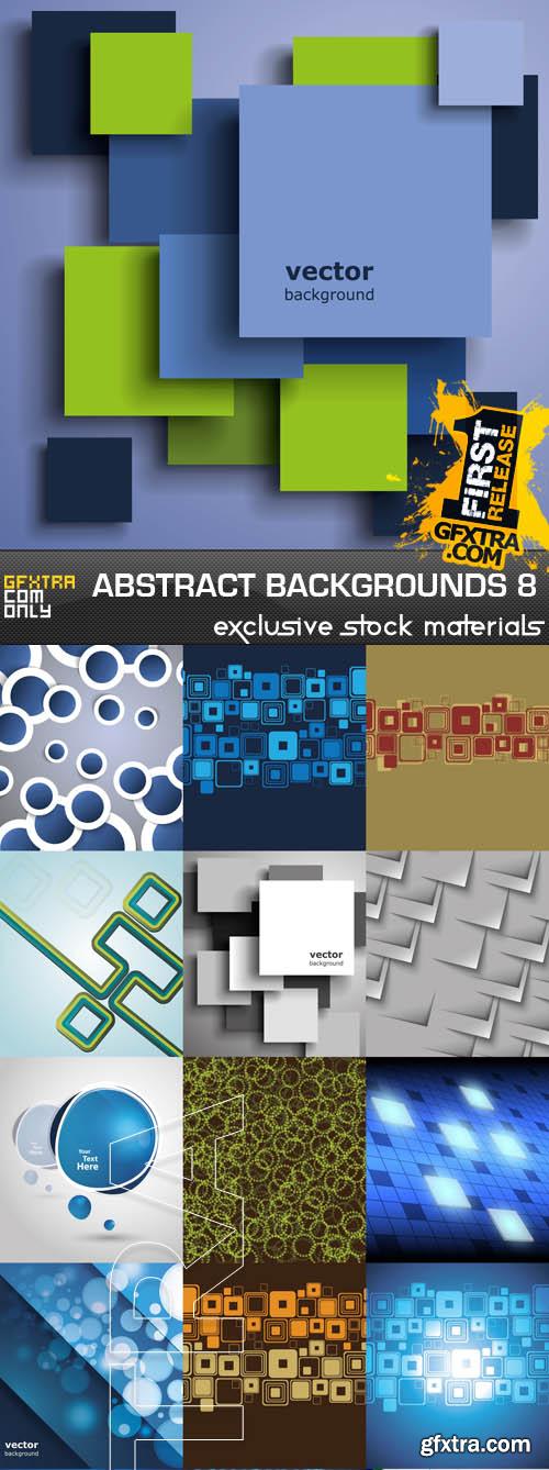 Collection of vector abstract backgrounds vol.8