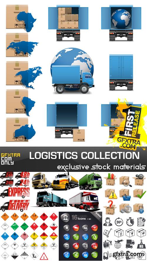 Logistics collection 25xEPS