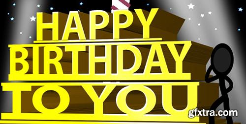 Videohive Happy Birthday Ecard - Inkman