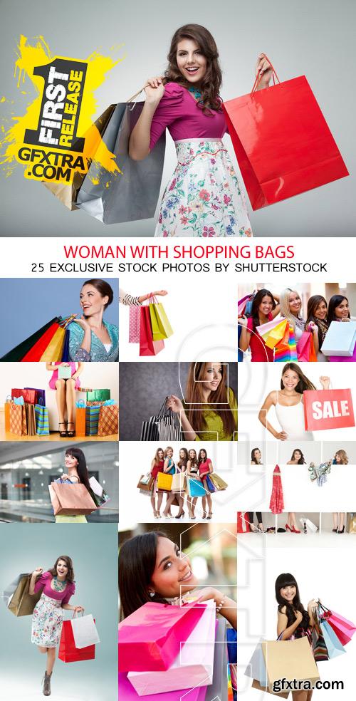 Amazing SS - Woman with shopping bags 2, 25xJPGs