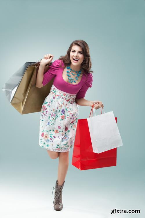 Amazing SS - Woman with shopping bags 2, 25xJPGs