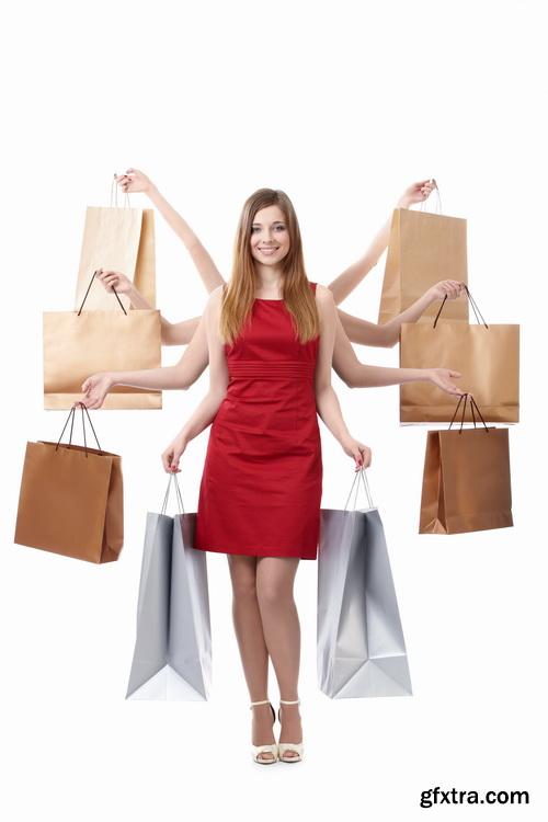 Amazing SS - Woman with shopping bags 2, 25xJPGs