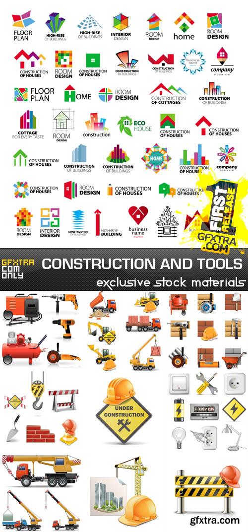 Construction and tools 25xEPS