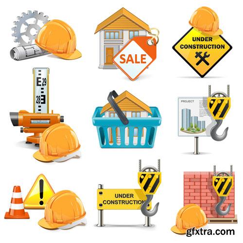 Construction and tools 25xEPS