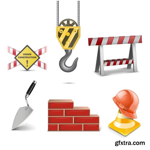 Construction and tools 25xEPS