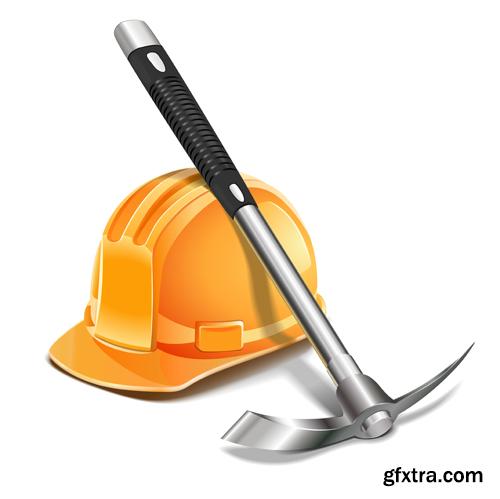 Construction and tools 25xEPS