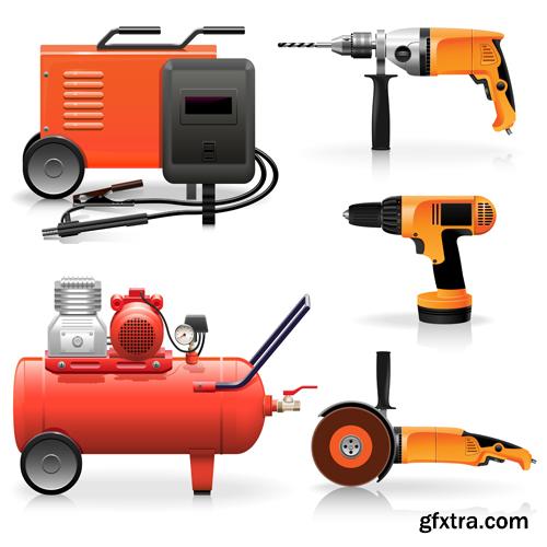 Construction and tools 25xEPS