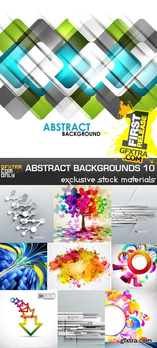 Collection of vector abstract backgrounds vol.10