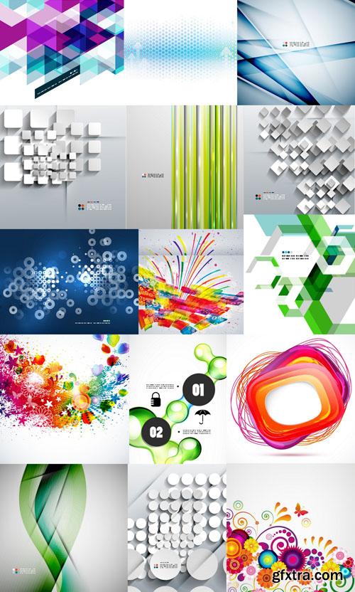 Collection of vector abstract backgrounds vol.10