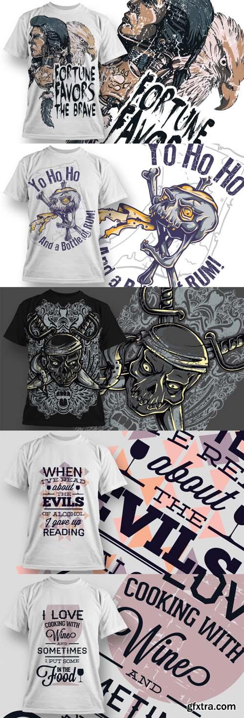 T-Shirt Vector Design Set 16