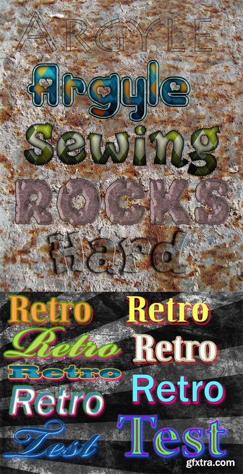 Retro Photoshop Layer Styles