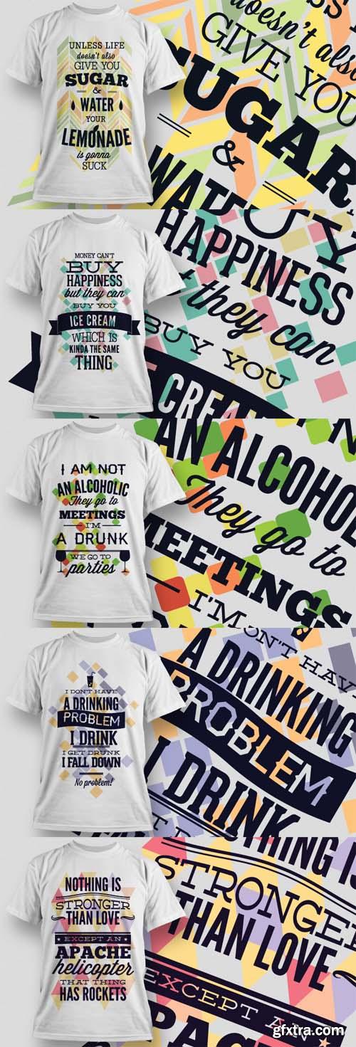 T-Shirt Vector Design Set 19