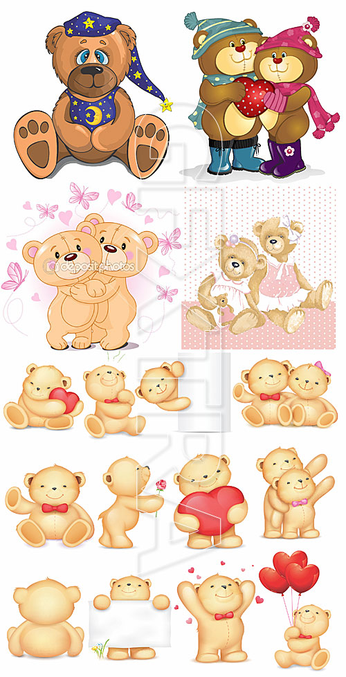 Teddy bear vector