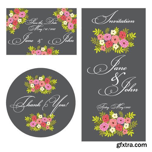 Wedding Cards Design - Shutterstock 25xEPS