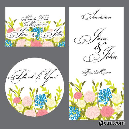 Wedding Cards Design - Shutterstock 25xEPS