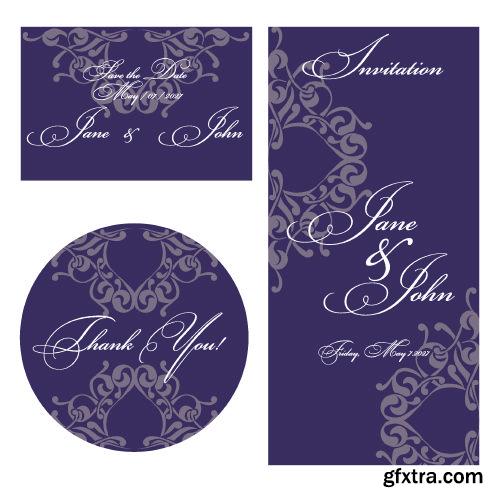 Wedding Cards Design - Shutterstock 25xEPS