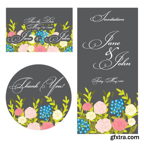 Wedding Cards Design - Shutterstock 25xEPS