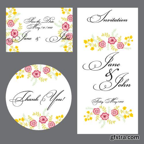 Wedding Cards Design - Shutterstock 25xEPS