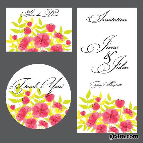 Wedding Cards Design - Shutterstock 25xEPS