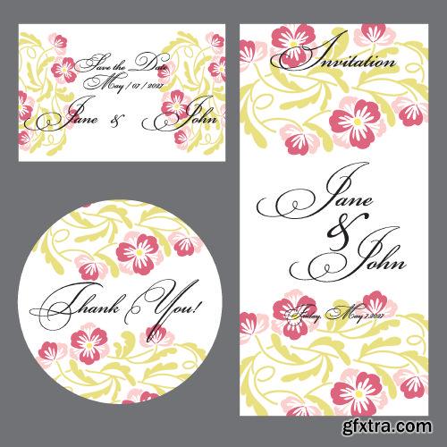 Wedding Cards Design - Shutterstock 25xEPS