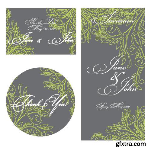 Wedding Cards Design - Shutterstock 25xEPS